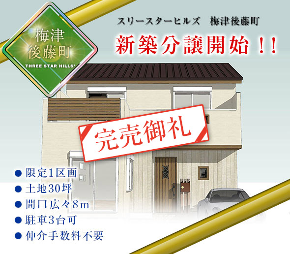 スリースターヒルズ　梅津後藤町